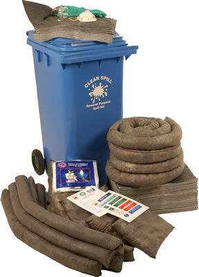 Clear Spill General Purpose 240 Spill Kit Wheeled Unit - 222 Litres